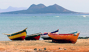 Isola di Sao Vicente Baia das Gatas Capo Verde